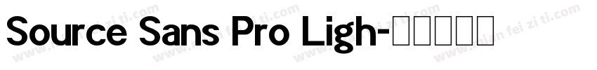Source Sans Pro Ligh字体转换